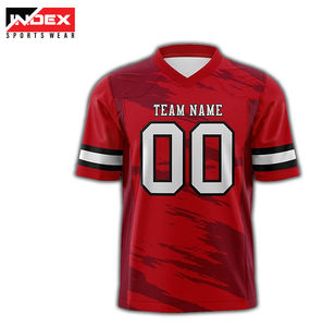 Camiseta de fútbol americano con sublimación personalizada de alta calidad para adultos, nuevo diseño con características transpirables, conjunto de precios baratos - Product Image 1