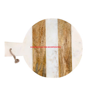 Fournisseurs et vente en gros de produits de cuisine de luxe en granit et en bois fantaisie planche à découper écologique - Product Image 4