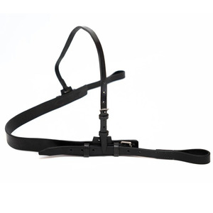 Plastron de polo en cuir haute performance pour l'équitation, durable, réglable, confortable, léger, pour l'entraînement équestre en écurie - Product Image 1