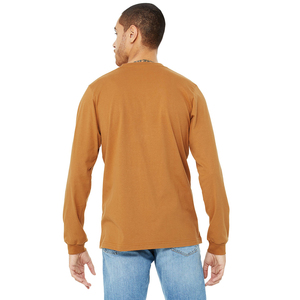 Bella Toile Tri-Blend T-shirts Pas Cher Hommes À Manches Longues En Gros T-shirts En Vrac Adulte Imprimer À Manches Longues Tee Style - Product Image 6