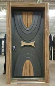 Porte en acier moderne antivol économique pour hôtels, villas et projets de logement, entrées résidentielles intérieures - Product Image 1