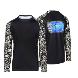 Camiseta de pesca de secado rápido de manga larga de verano, ropa deportiva, camisa de pesca de tela tejida con impresión Digital y equipo de máscara - Product Image 4