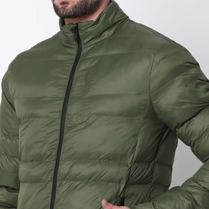 Fabricantes de ropa, chaqueta acolchada cortavientos cálida de invierno para hombre personalizada, chaqueta ligera resistente al agua - Product Image 5