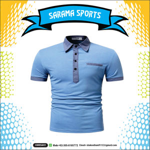 Vente en gros de polos de haute qualité Polos en coton vierges pour hommes avec logo et broderie, - Product Image 5