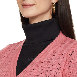 Pull à manches longues pour femmes Hot New Design Pull en tricot à col rond - Product Image 5