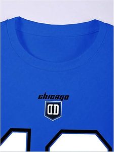 100% maille de polyester Logo cousu en usine directe Maillots de football américain élégants personnalisés surdimensionnés pour femmes - Product Image 3