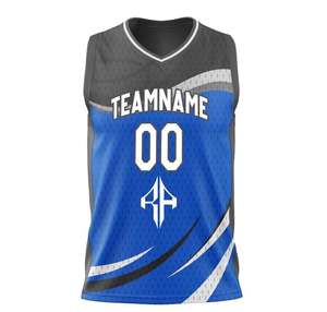 Camisetas de baloncesto de sublimación para hombre al por mayor de calidad superior 100% poliéster logotipo personalizado de alta calidad verano Atlántico - Product Image 3