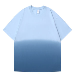 Wholesale High Quality 100% Cotton O-Neck Sublimation Men's T-Shirt Custom <b>Logo</b> Printed Oversized High-Tech Knitted <b>Design</b> - Product Image 4