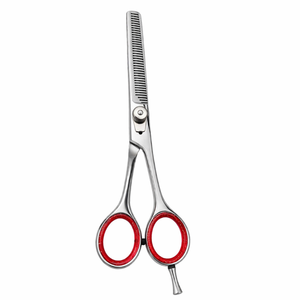 Ciseaux de coiffure professionnels de 6,7 pouces pour texturiser les cheveux, ciseaux à effiler en acier inoxydable, outil de coupe de salon réglable, fourniture OEM - Product Image 1