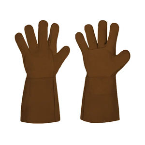 ถุงมือหนังสำหรับผู้ชายถุงมือผ้าฝ้ายนุ่มกันน้ำใช้สำหรับงานเชื่อมงานตามสั่ง - Product Image 3