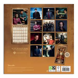Calendario de Escritorio Personalizado Supernatural 2025, Calendario de Mesa Perpetuo de Papel para Uso en Oficina con Funciones de Reloj y Exhibición - Product Image 5