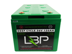 แบตเตอรี่ลิเธียมไอออน LBP 36V 120Ah แบบ Deep Cycle LiFePO4 สำหรับเก็บพลังงานแสงอาทิตย์และระบบสำรองไฟ - Product Image 2