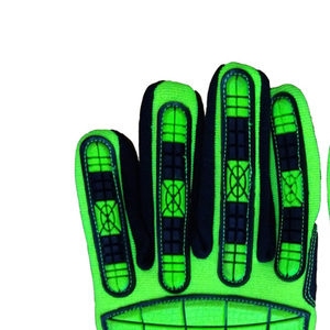 Gants de mécanicien robustes gants de travail magnétiques protecteur TPR gants d'impact de sécurité du pétrole et du gaz pour hommes gréeur de mécanicien - Product Image 5