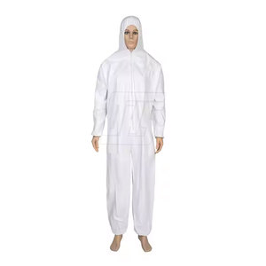 Traje de mono de pintura de manga completa Cierre DE SEGURIDAD Costuras reforzadas Uniforme de pintura de tela transpirable cómodo - Product Image 1