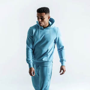 Survêtement d'hiver respirant de qualité supérieure pour hommes 100% coton polaire Streetwear formation Jogging costume nouveauté Offre Spéciale bas - Product Image 3