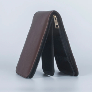 Estuche para pluma estilográfica de gran capacidad, cuero PU, Color negro, 12 ranuras, bolsa para pluma, capacidad para oficina de negocios, bolígrafo Unisex duradero - Product Image 2