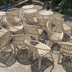 Factory Price High Quality Rattan Chair with <b>Cushion</b> Rattan Sofa Chair Natural for Livingroom Dining Furniture Dining Chairs - Product Image 5