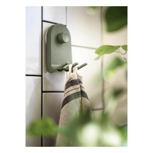 Gancio a ventosa ÖBONÄS, grigio-verde, 7x11 Cm, appendiabiti - Product Image 5