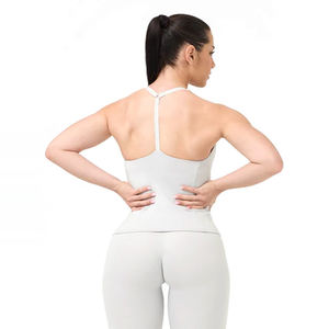 Vêtements de sport fitness à manches courtes pour femmes débardeurs de yoga t-shirts singulet vente en gros - Product Image 2