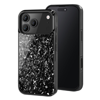 Casing Ponsel Serat Karbon Forged Premium Mewah untuk iPhone 14, Kompatibel Pengisian Daya Nirkabel Magnetik, Anti Benturan, Tipis