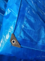 Meilleur prix sur Taille Personnalisée Bleu PE Bâche Maille Tissu Imperméable Œillet-Équipé pour une Utilisation Extérieure Polyvalente Style Uni