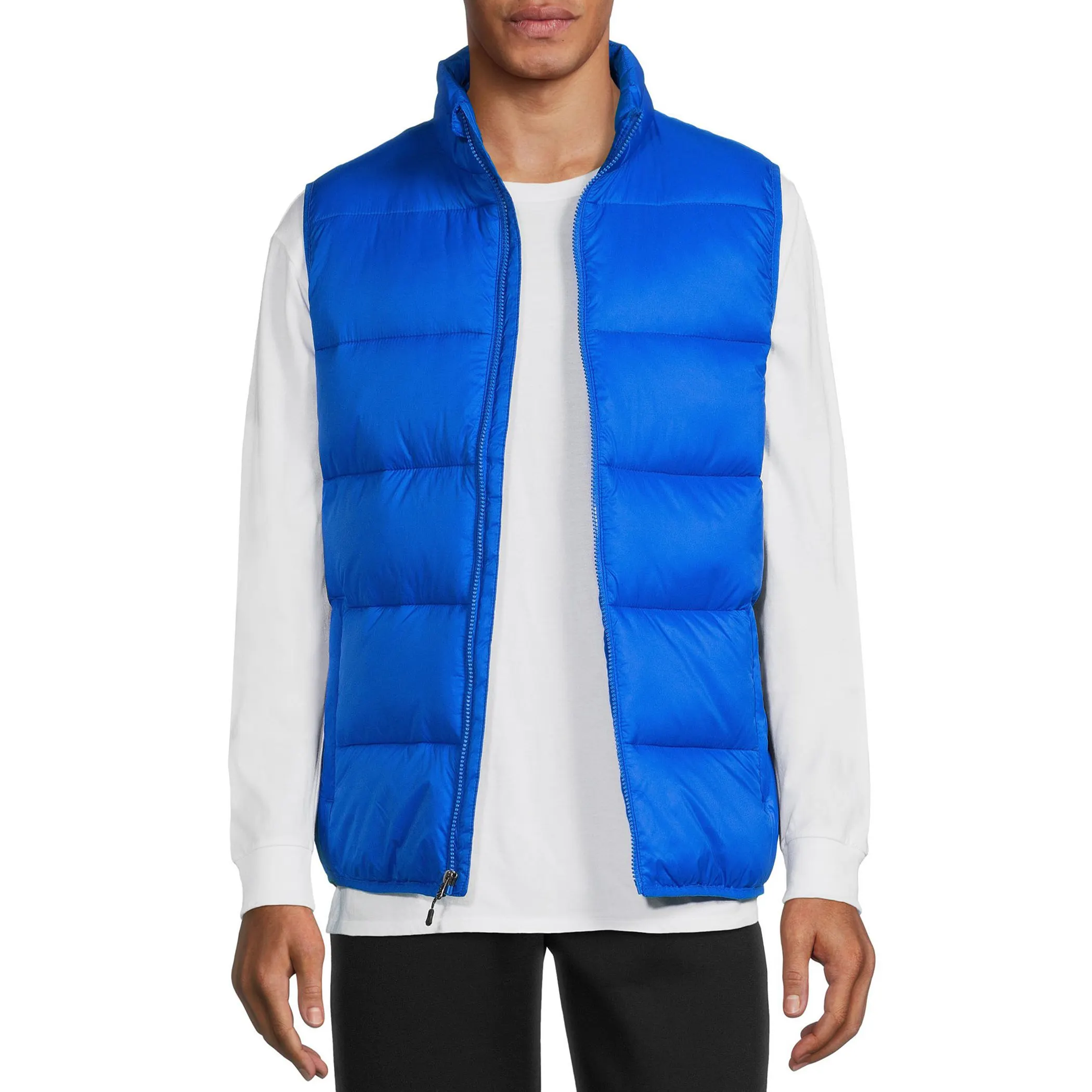 Topkwaliteit Heren Winter Puffer Vest Type Custom Made Bubble Vest Polyester Mannen Puffer Vest Voor Mannen Ademend