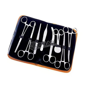 Herramientas quirúrgicas veterinarias reutilizables Kit de instrumentos veterinarios básicos Kits quirúrgicos veterinarios de alta calidad de acero inoxidable alemán - Product Image 3