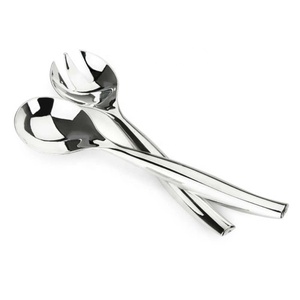 Wholesale Solid Handle with Amazing Design Serving <b>Dessert</b> Flatware Silver Polished Servers New Arrival Spoon and <b>Fork</b> Serving - Product Image 6