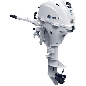 T o h a t s u 20 HP Tiller Moteur hors-bord-M FS20 Nouveau stock 100% - Product Image 2