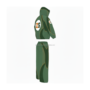 Ensemble coupe-vent de qualité supérieure polyester haute densité 220 GSM tissu imperméable et respirant panneaux verts logo personnalisé et impression grande taille - Product Image 5