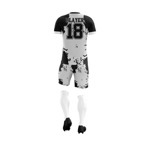 Conjuntos de camisetas de fútbol sublimadas personalizadas de fábrica OEM, uniformes de fútbol de poliéster 100%, envío rápido para ropa deportiva de equipo masculino - Product Image 2
