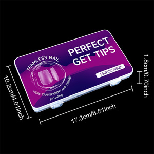 Jieyu Bán Buôn Matt ABS Đầy Đủ Bìa Ngắn Móng Tay Giả Tái Sử Dụng Móng Tay Giả Phụ Nữ Móng Tay Giả Bán Buôn Cho Tiệm Làm Móng Tay Và Nhà DIY - Product Image 3