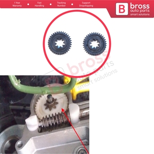 Juego de Engranajes de Reparación del Motor del Actuador de Reclinación del Asiento Eléctrico BGE747 para Serie 7 E38 1994-2001 Serie 5 E39 1997-2004 - Product Image 5