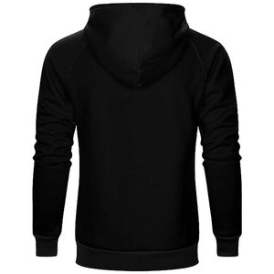Fabricant de sweats à capuche en molleton éponge en toile Bella noire - Product Image 2