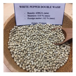 Pimienta blanca natural seca 100% de calidad superior con tipo de procesamiento crudo estándar de exportación - Product Image 3