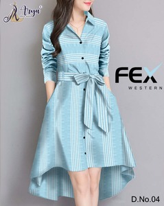 สาวๆสวมใส่ซับ Viscose สั้นยอดฤดูร้อนสวมใส่คอลเลกชันชาติพันธุ์ทันสมัยสั้น Kurti ผู้หญิงตะวันตกคอลเลกชันผู้ผลิต - Product Image 2