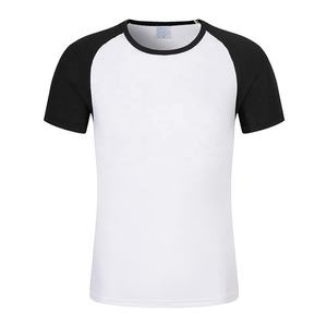 T-Shirt Homme en Jersey Tri-Blend 50% Polyester Recyclé 38% Coton 12% Rayonne Manches 3/4 Style Raglan - Product Image 6