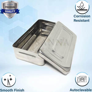 Surgical Tray Stainless Steel <b>Mesh</b> Frame <b>Basket</b> Manual Power Source Sterilization Tray for Surgical Use - Product Image 6