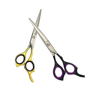 Ciseaux de coiffeur professionnels en acier inoxydable à lame incurvée-Salon de beauté de haute qualité - Product Image 3