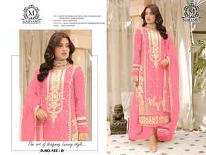 Nouveau 2024 dernière tenue de créateur à feuilles persistantes pur coton Camric Salwar Suit & Dupatta avec broderie travail femme mode exportateur - Product Image 6