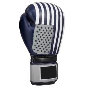 Prix de gros Gants de boxe en cuir véritable de haute qualité Logo personnalisé Respirant Évacuation de l'humidité Fermeture à boucle et crochet Extérieur - Product Image 2