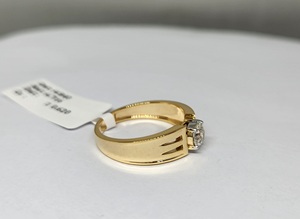 แหวนหมั้นเพชรธรรมชาติสำหรับของขวัญแต่งงานได้รับการรับรองจากโรงงาน - Product Image 3