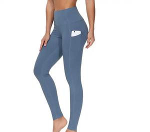 Leggings décontractés pour femmes, dernière conception OEM, fabriqués en usine, couleur unie, haute qualité, sublimation yoga, 100% coton, antibactérien, personnalisé - Product Image 4