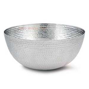 Bol à salade moderne écologique en acier inoxydable avec support en métal noir pour un usage domestique et en restaurant, marque White Royals - Product Image 5