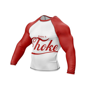 T-shirts Rashguard à manches longues pour hommes, imprimés sur mesure, compression ajustée, impression par sublimation - Product Image 3
