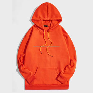 เสื้อฮู้ดผู้ชายผ้าฟลีซขายดีสำหรับฤดูหนาว สีดำหลากสี พร้อมพิมพ์ลายนูนตามสั่ง ราคาขายส่งสำหรับฤดูกาลนี้ - Product Image 3