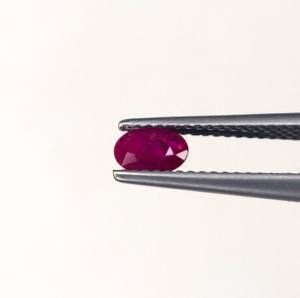 Haute qualité 100% naturel birmanie rubis chauffé couleur rouge profond 6x4mm ovale coupe pierre précieuse en vrac pour la fabrication de bijoux - Product Image 6