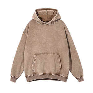 Comprar OEM ODM invierno lavado ácido con cuentas bordadas sudaderas con capucha hombres personalizado pulóver Vintage Streetwear 100% algodón sudaderas con capucha - Product Image 1