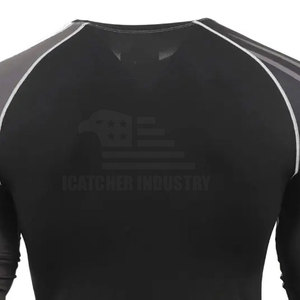 Gimnasio Fitness Ropa Nueva llegada Hombres Rash Guard Precio barato Diseño personalizado Rash Guard para hombres - Product Image 5