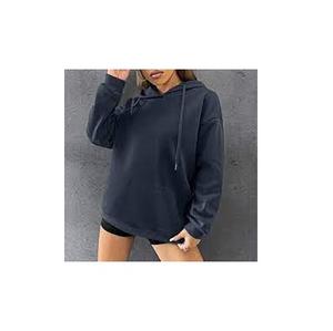 Sudadera con capucha de algodón para hombre y mujer, con logo personalizado impreso, 260gsm, unisex, talla grande - Product Image 3